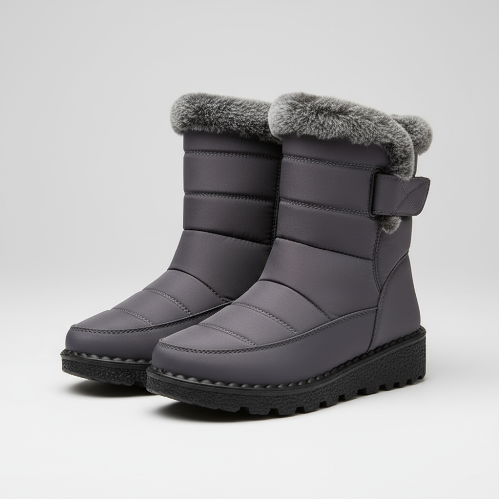 Women Warm Snow Boots - Ankle Winter Fur Lined