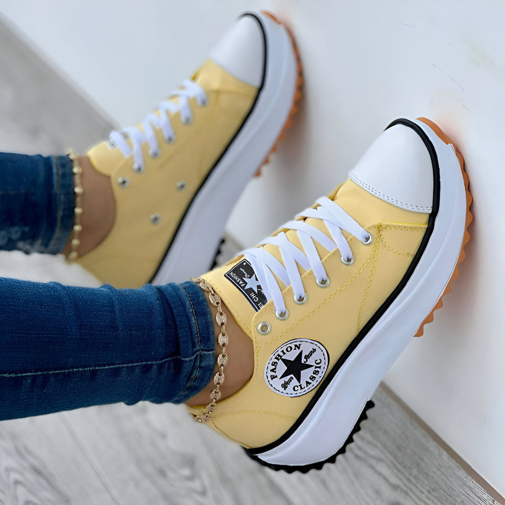 Women Platform Sneakers - Casual Shoes