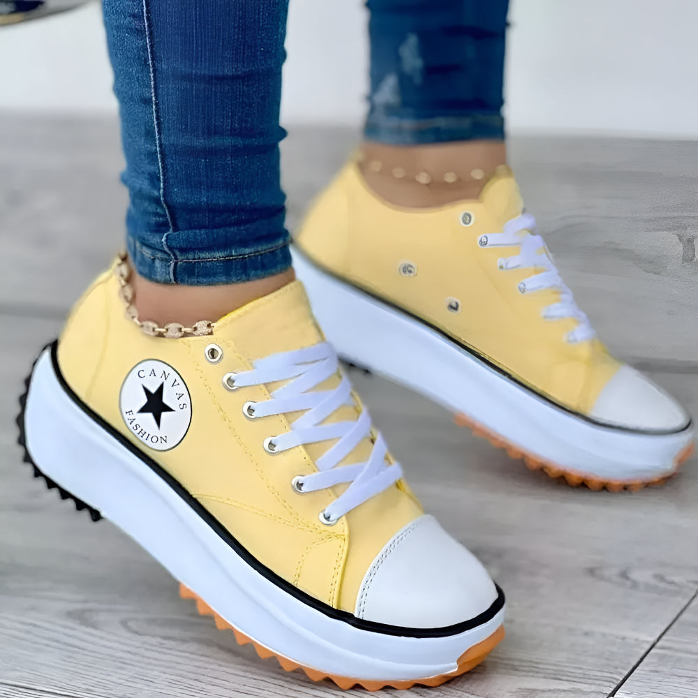 Women Platform Sneakers - Casual Shoes