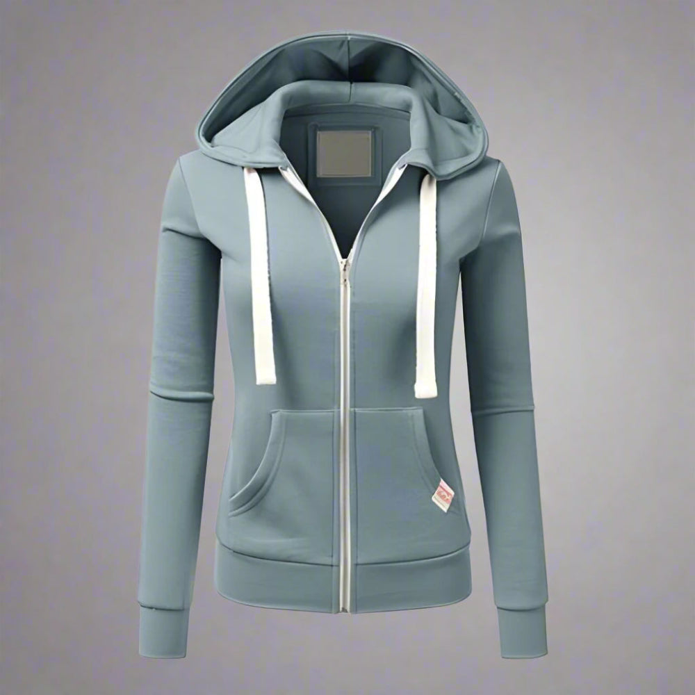 Women Lightweight Jacket - Zip Up Hoodie