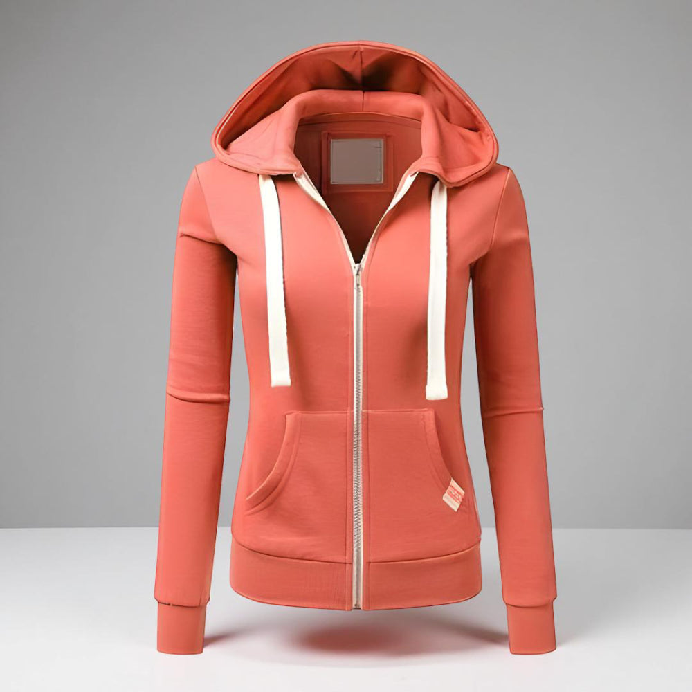 Women Lightweight Jacket - Zip Up Hoodie