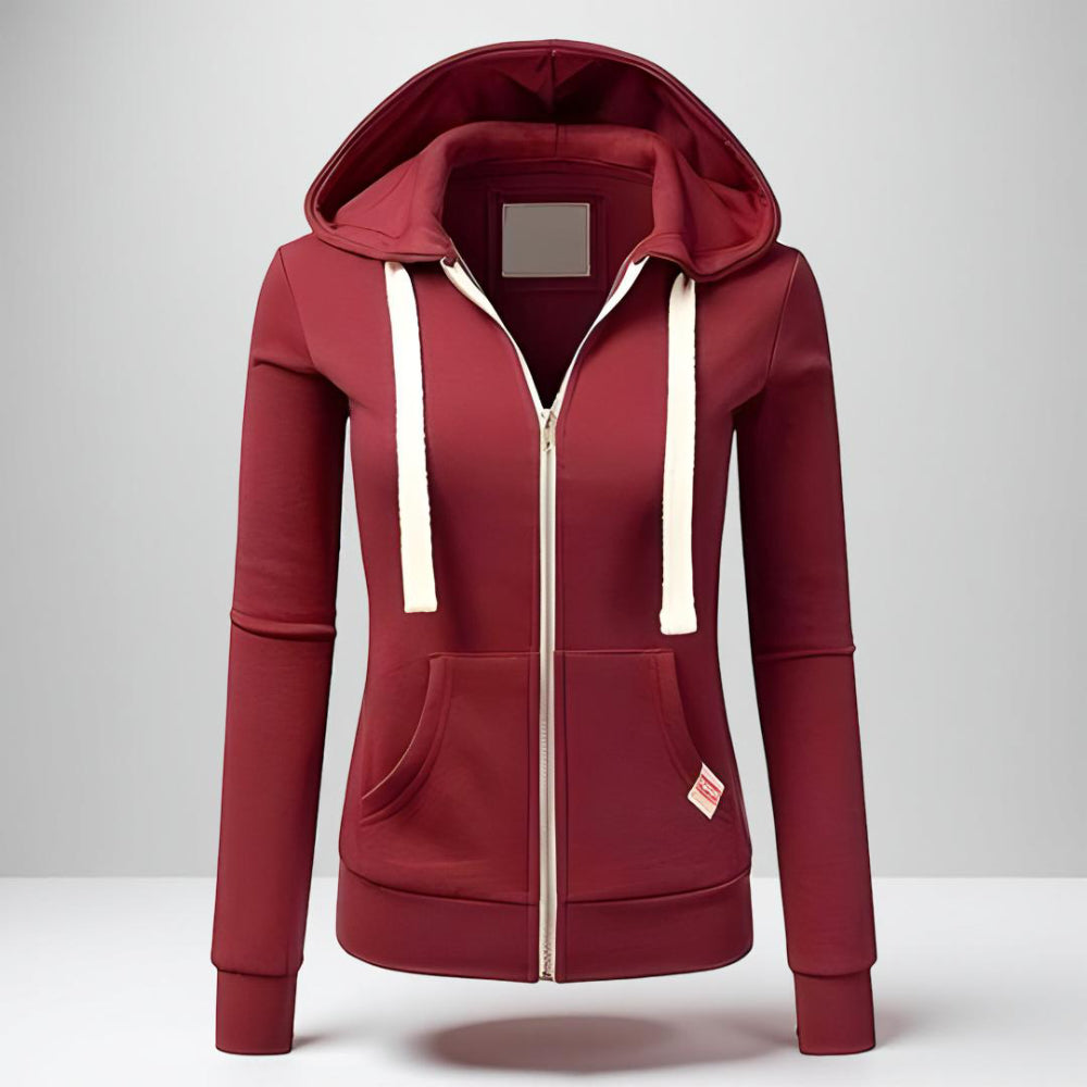 Women Lightweight Jacket - Zip Up Hoodie