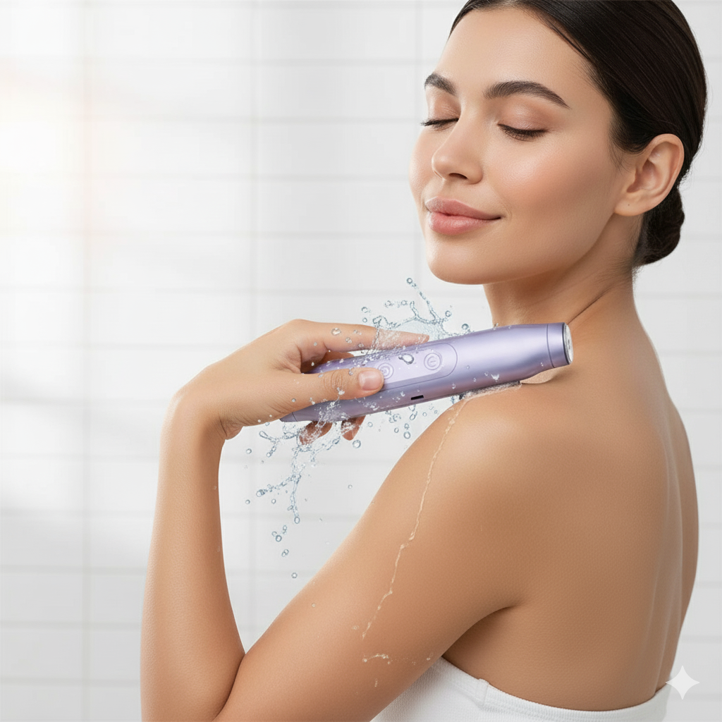 Christmas Gifts Electric Shaver Women Waterproof Hair Trimmer