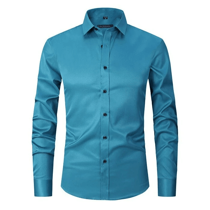 Men's long sleeve dress shirt | slim fit formal shirt