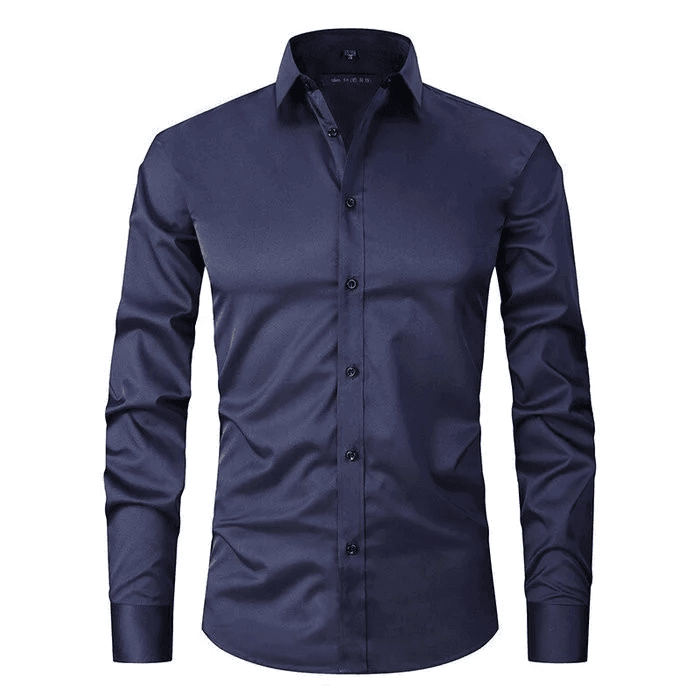 Men's long sleeve dress shirt | slim fit formal shirt