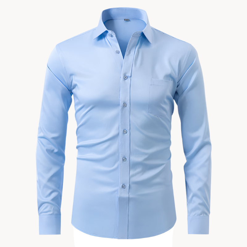 Men's long sleeve dress shirt | slim fit formal shirt