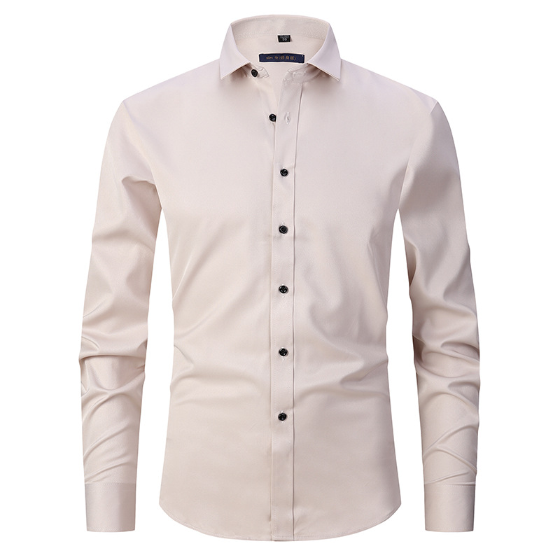 Men's long sleeve dress shirt | slim fit formal shirt
