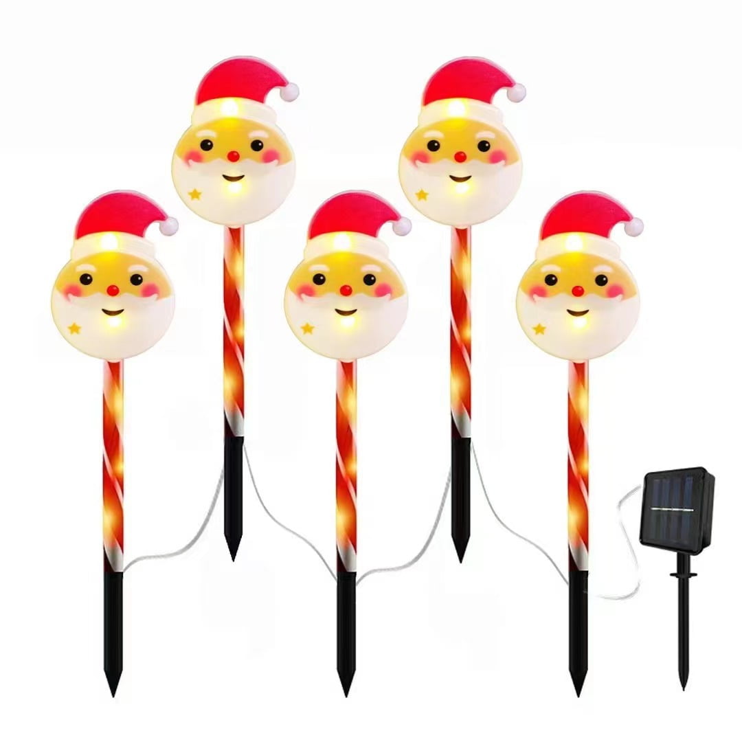 Christmas Pathway Light Outdoor Solar Garden Decoration Stake