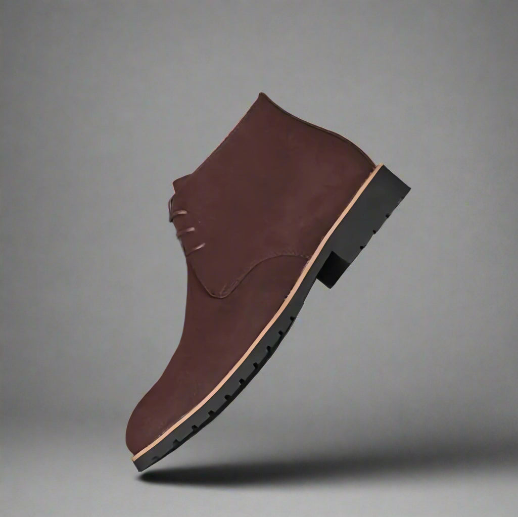 Men’s Ankle Suede Boots | Casual Work Shoes