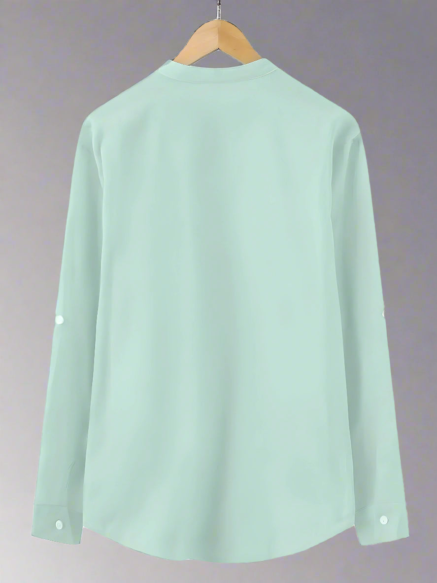 Men's Oversized Linen Shirt | Lightweight Long Sleeve