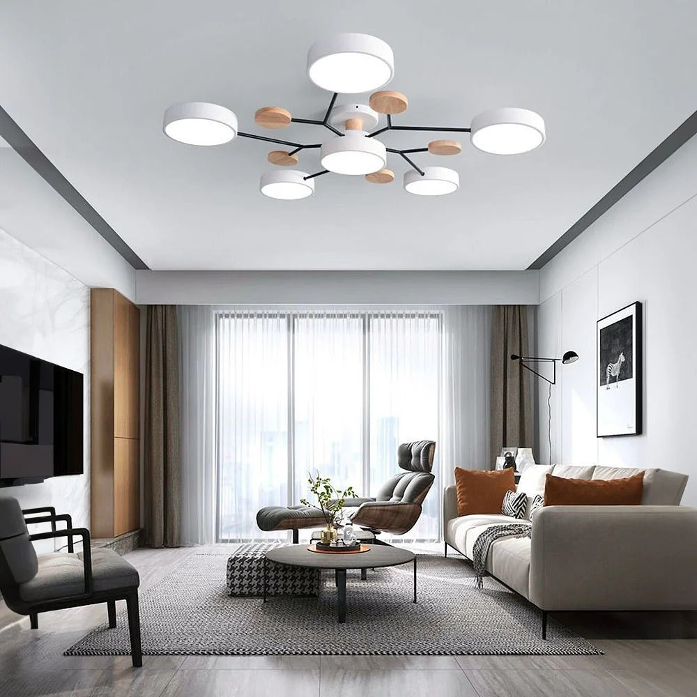 Ceiling Light Modern LED Flush Mount Chandelier