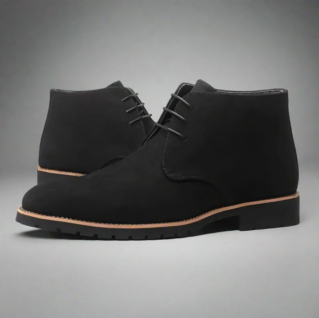 Men’s Ankle Suede Boots | Casual Work Shoes