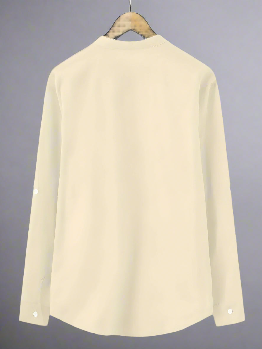 Men's Oversized Linen Shirt | Lightweight Long Sleeve