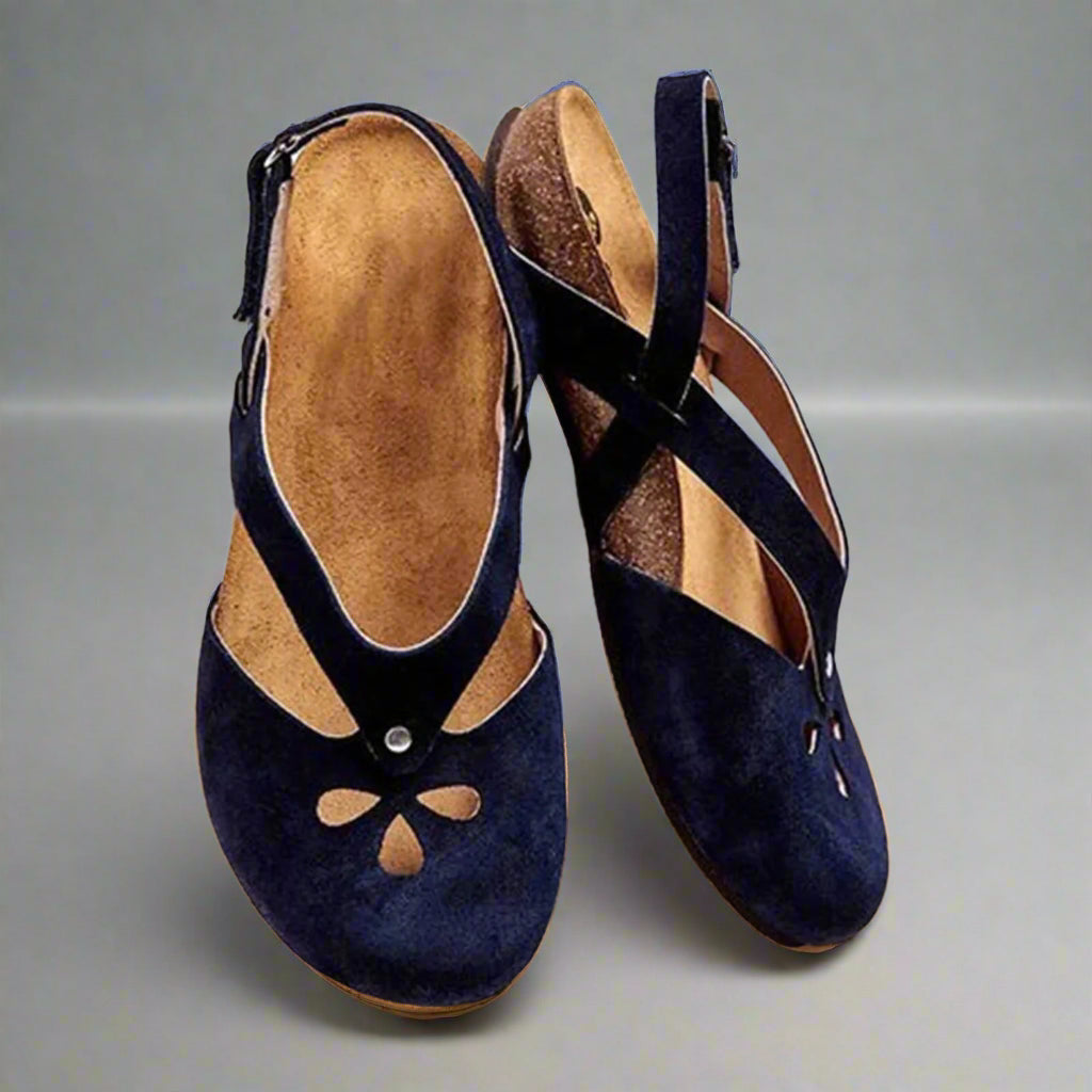 Women’s Comfortable Closed Toe Sandals | Slingback Cushioned Sole