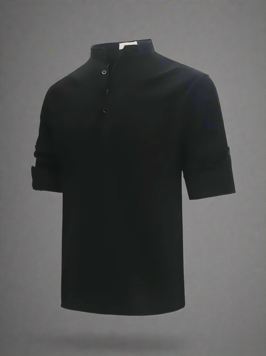 Men's Oversized Linen Shirt | Lightweight Long Sleeve