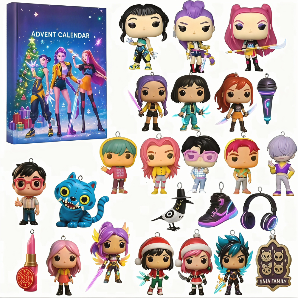 Advent Calendar Anime Figures 24-Day Holiday Surprise Box