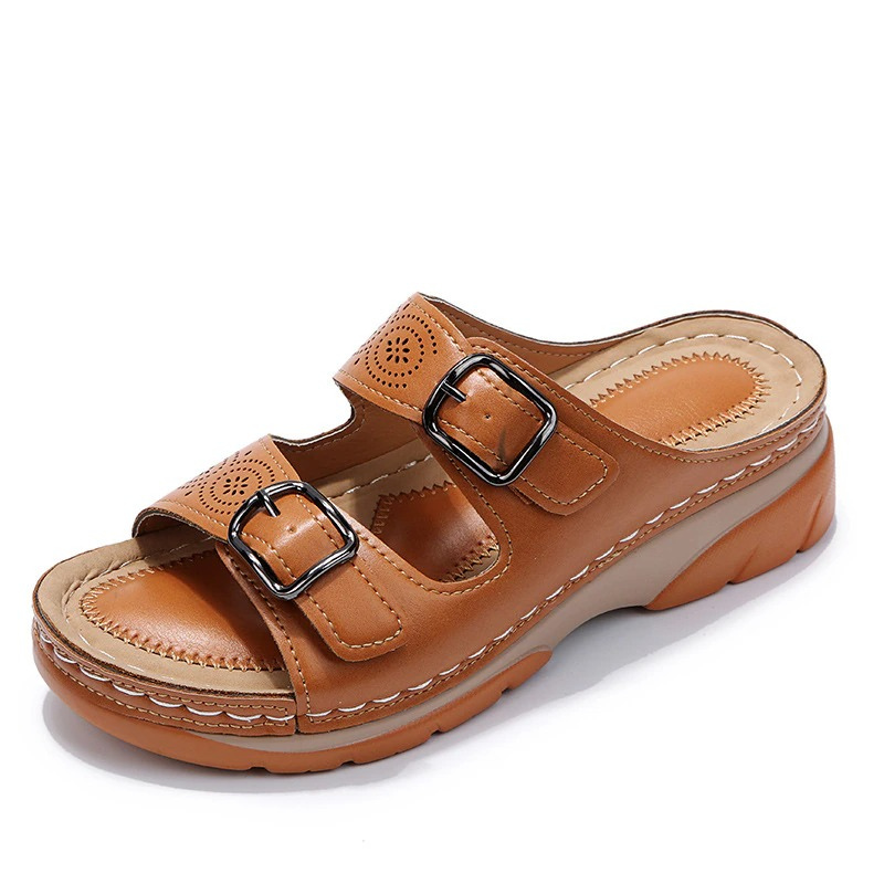 Women’s Orthopedic Arch Support Sandals | Work Comfort Slides