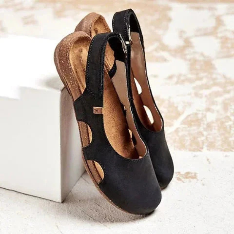 Women’s Arch Support Slingback Sandals | Work Comfort Flats