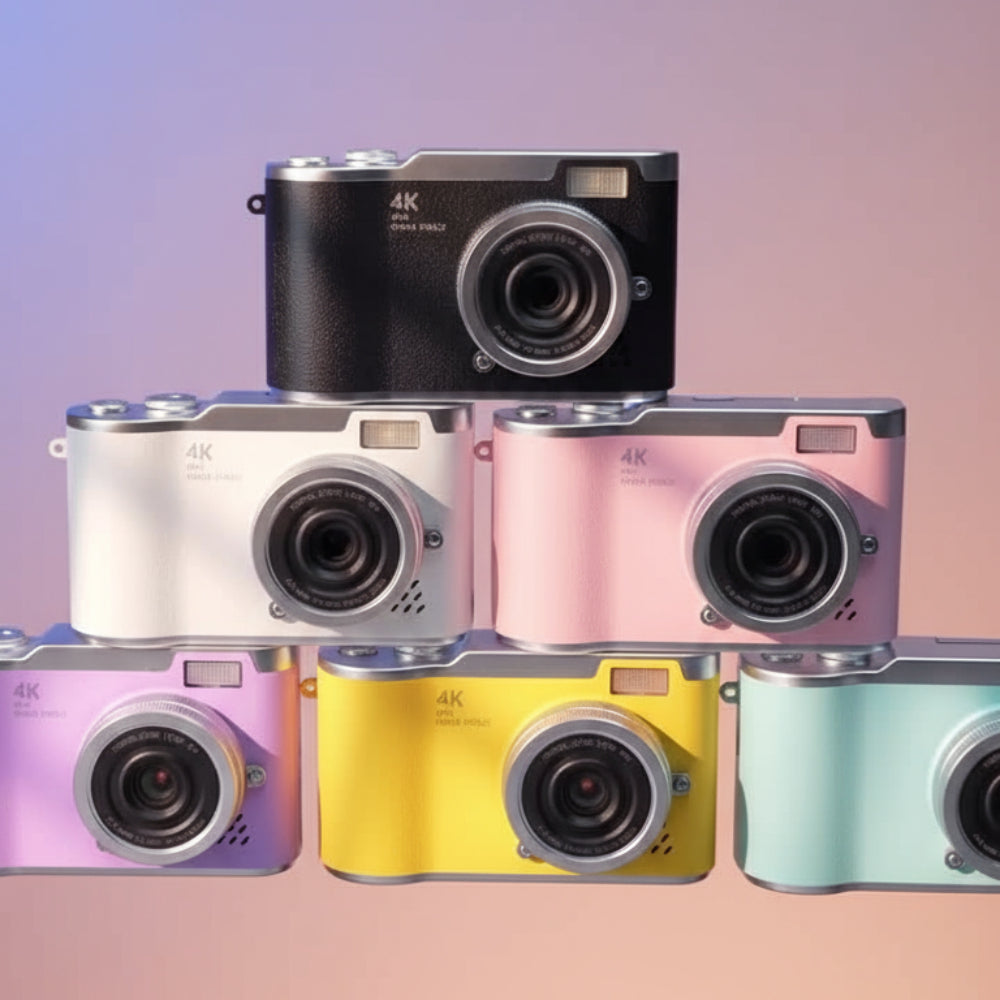 4K Digital Vlogging Camera with Flip Screen Perfect Gift for Adults