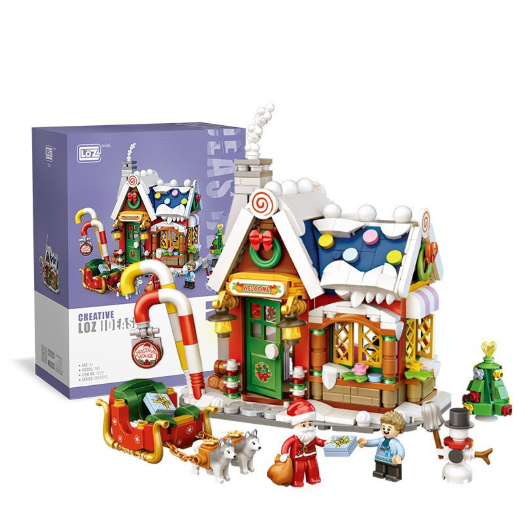 Christmas Gingerbread House Building Set Gift Toy