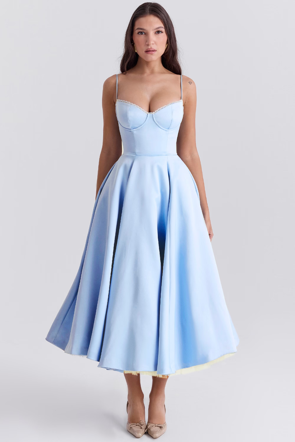 Women's Elegant Strapless Summer Dress | Casual Midi
