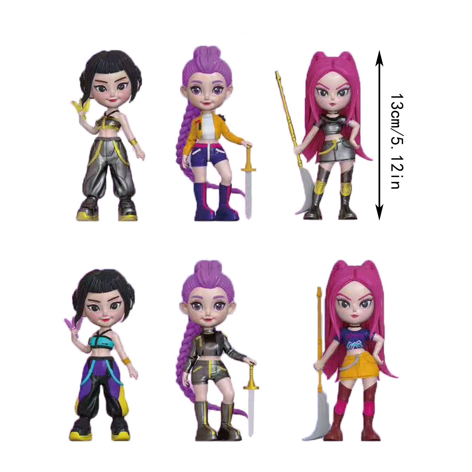 K-Pop Figure Hunter Set Collectible Desk Decor Gift