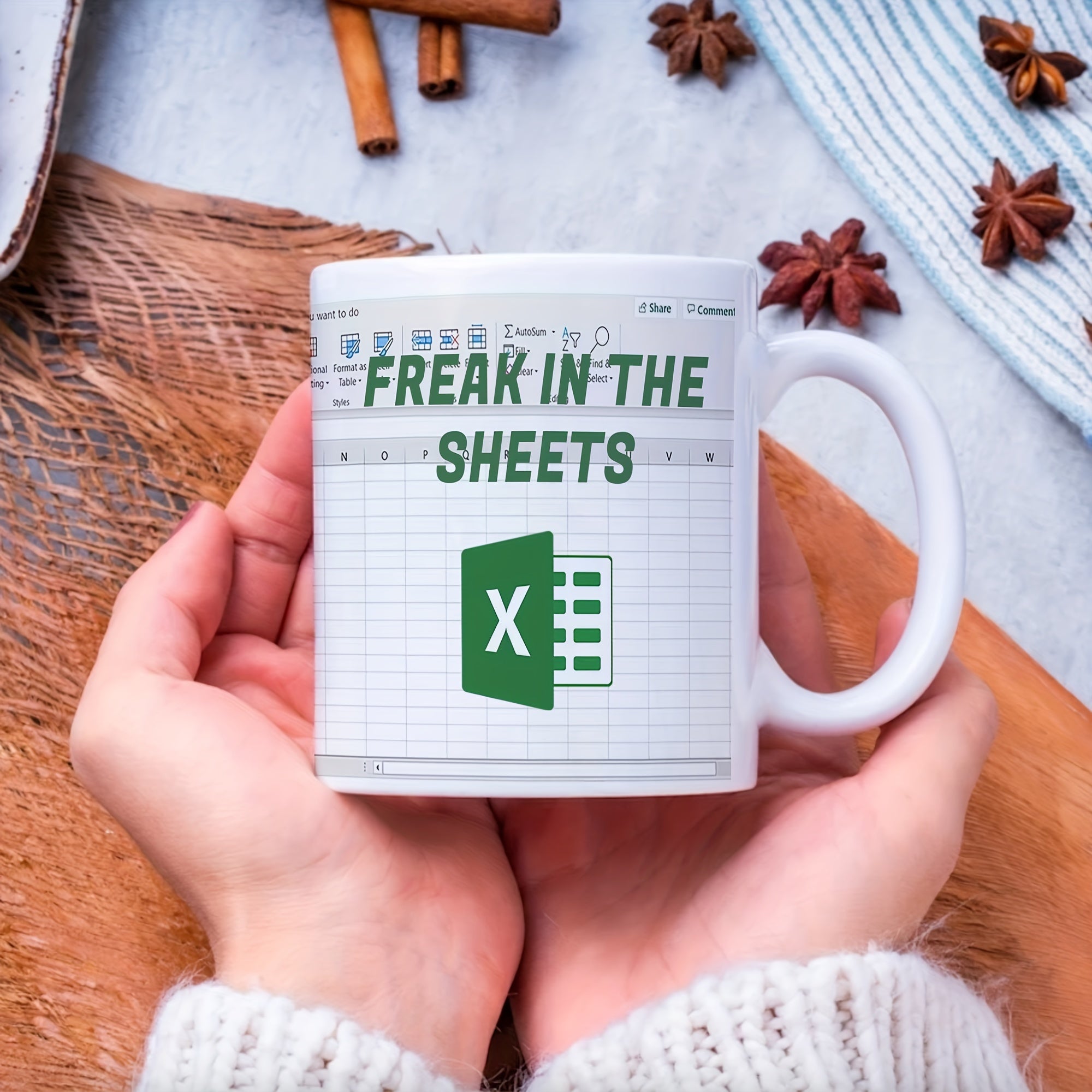 Coffee Mug Funny Gift Office Freak Sheets Ceramic Cup