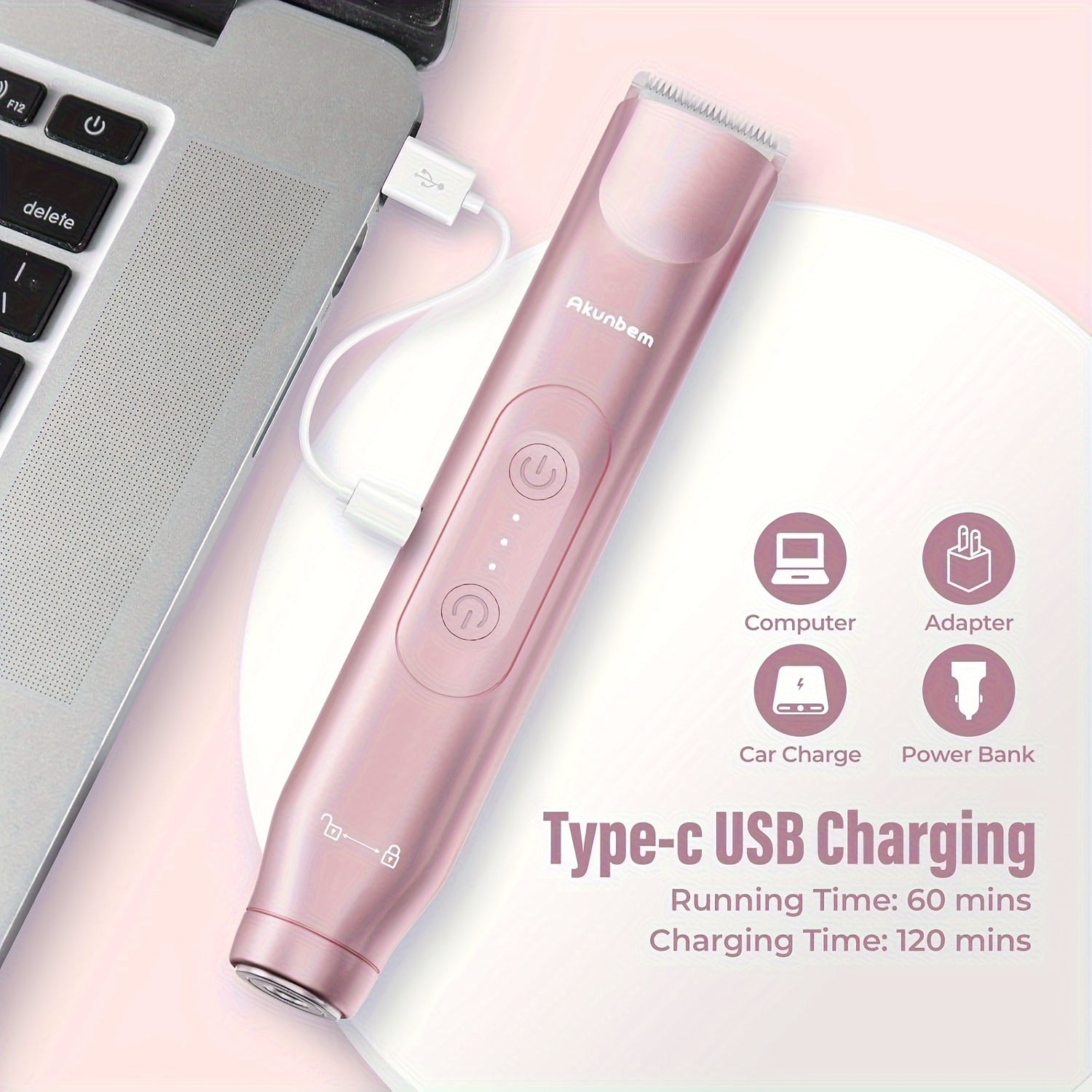 Christmas Gifts Electric Shaver Women Waterproof Hair Trimmer