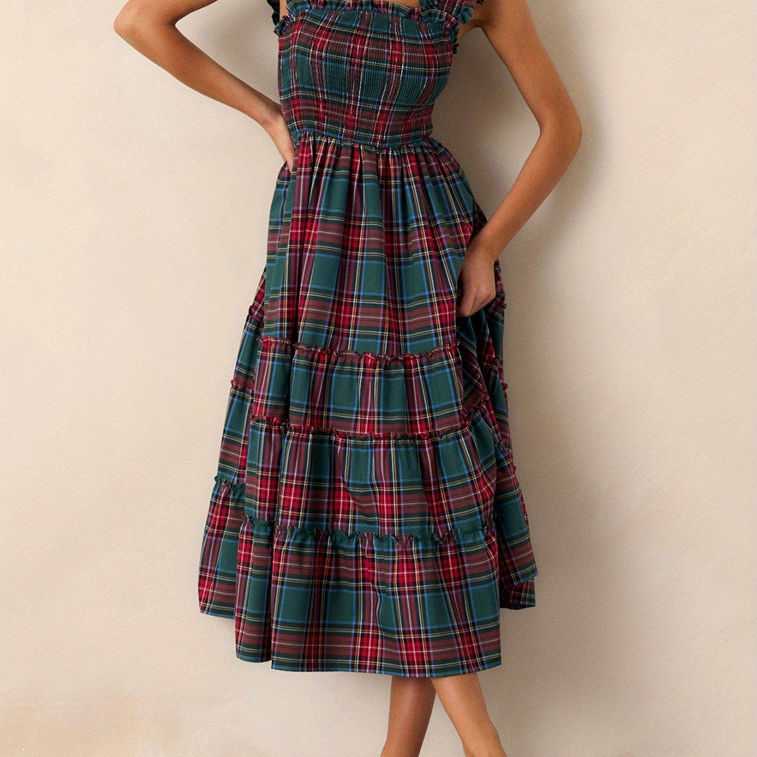 Women's Floral Boho Dress Casual Beach Maxi