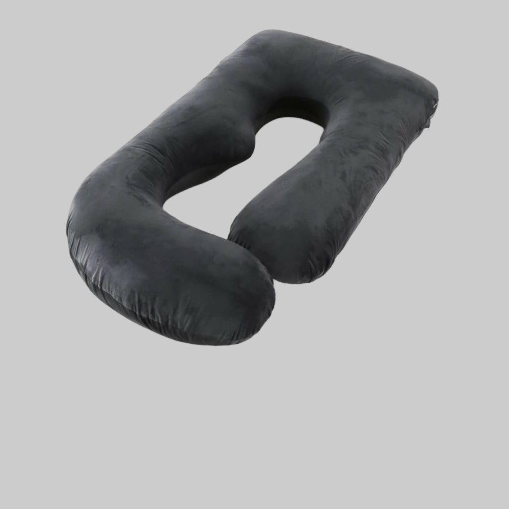 Body Pillow Velvet Full Body Maternity Support Cushion Sleep
