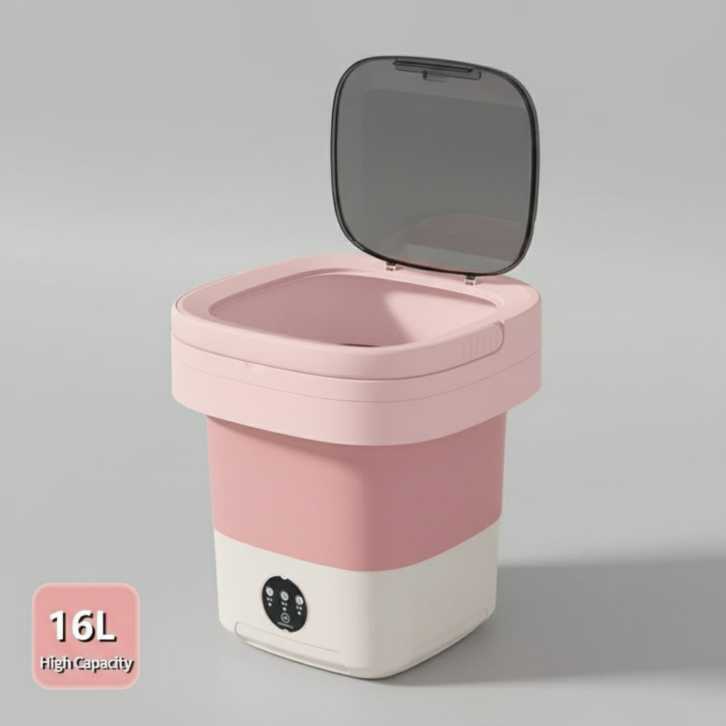 Portable Washing Machine Folding Mini Washer Travel Small Spaces