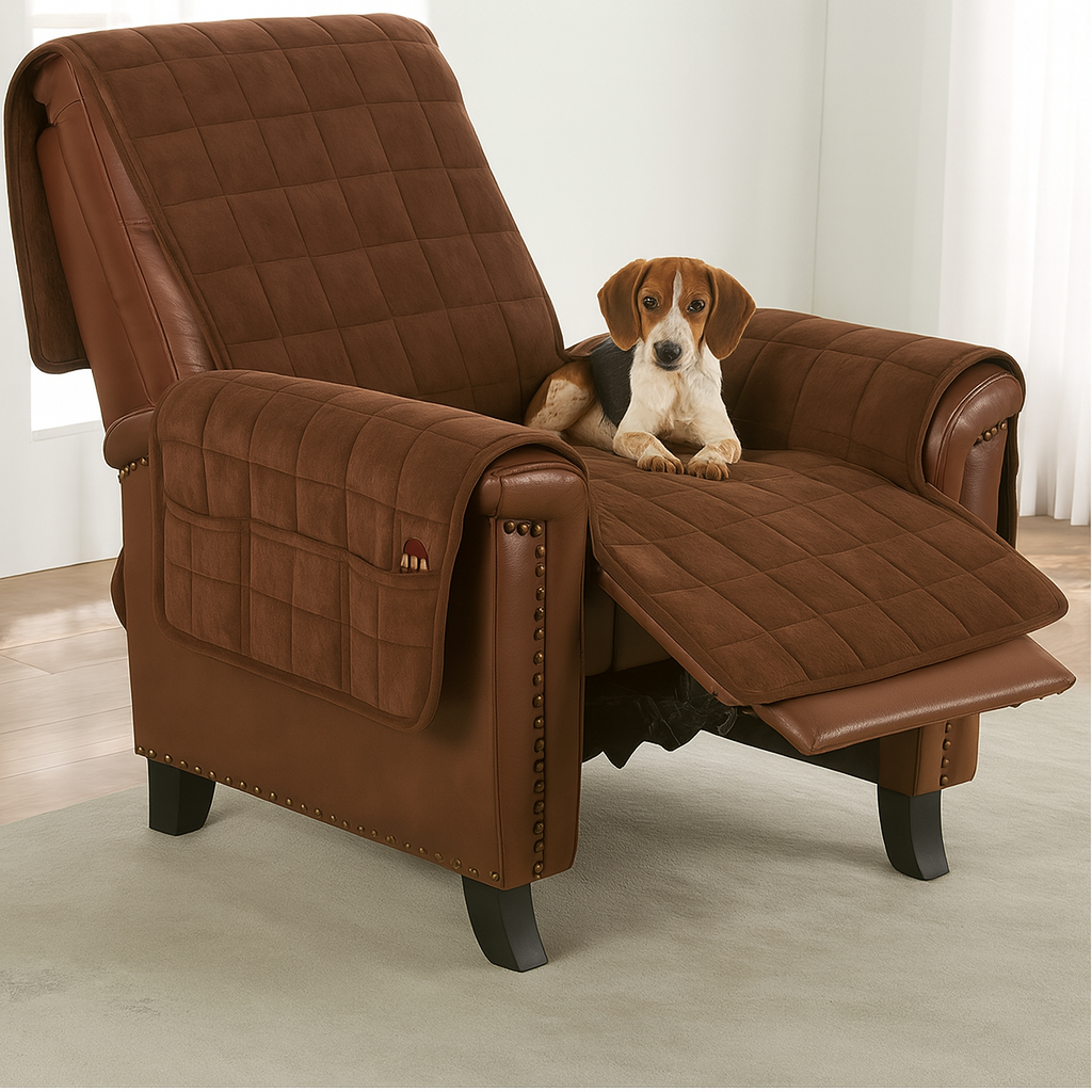 Furniture Protector Pet Sofa Cover Quilted Non Slip Washable Velvet