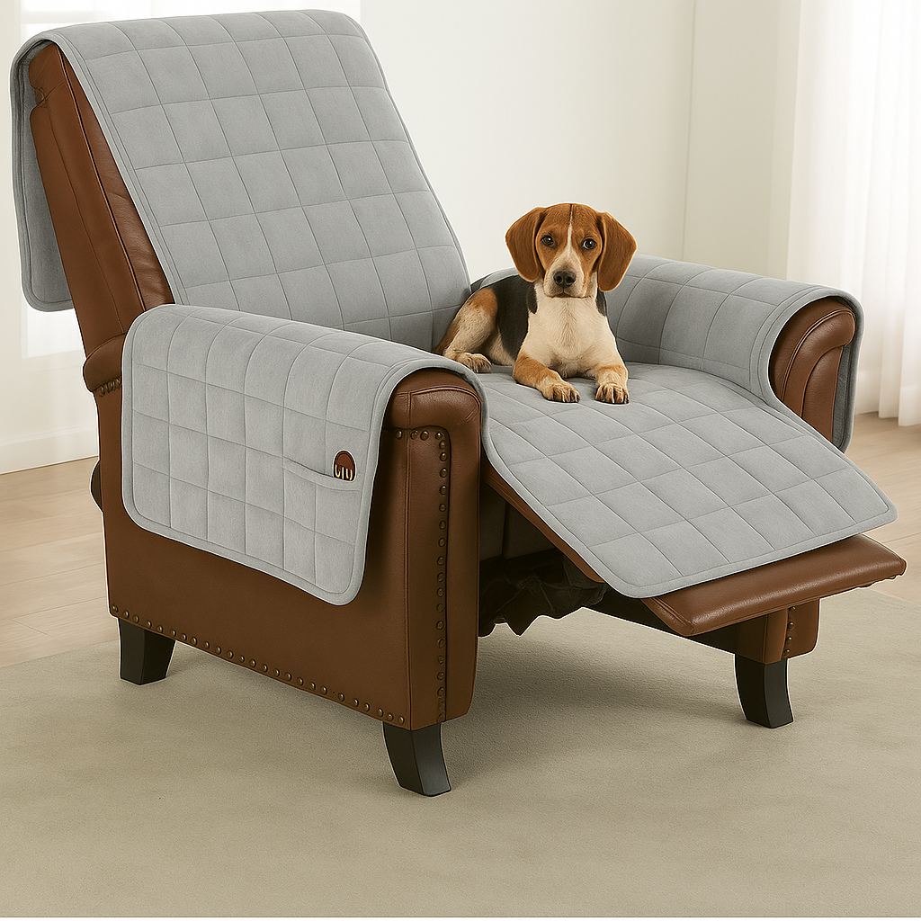 Furniture Protector Pet Sofa Cover Quilted Non Slip Washable Velvet