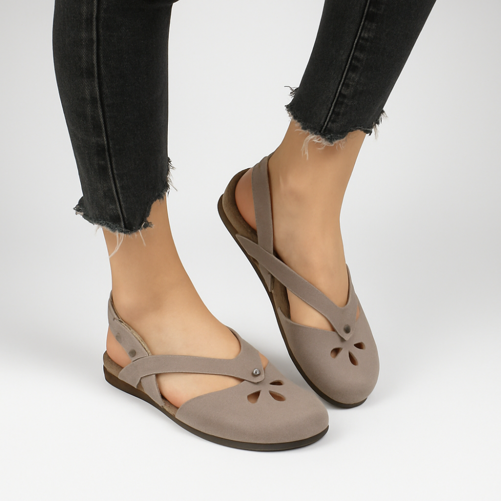 Women’s Comfortable Closed Toe Sandals | Slingback Cushioned Sole