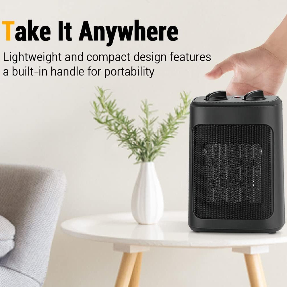 Space Heater Ceramic Portable Fast Heating Energy Efficient