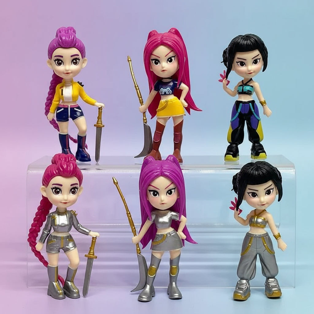 Kpop Anime Action Figures PVC Collectible Model Kids Toys
