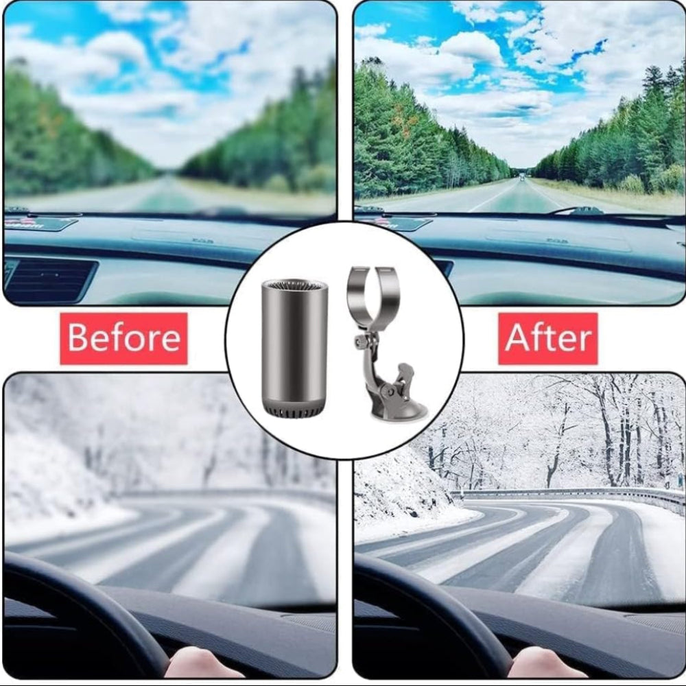 Electric Car Heater 12V Defroster Portable Fan for Winter Summer