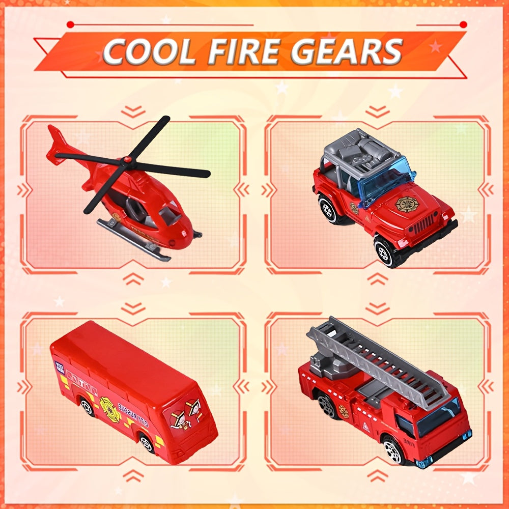 Toy Car Track Spiral Ramp Playset Red Plastic Racing Circuit for Kids