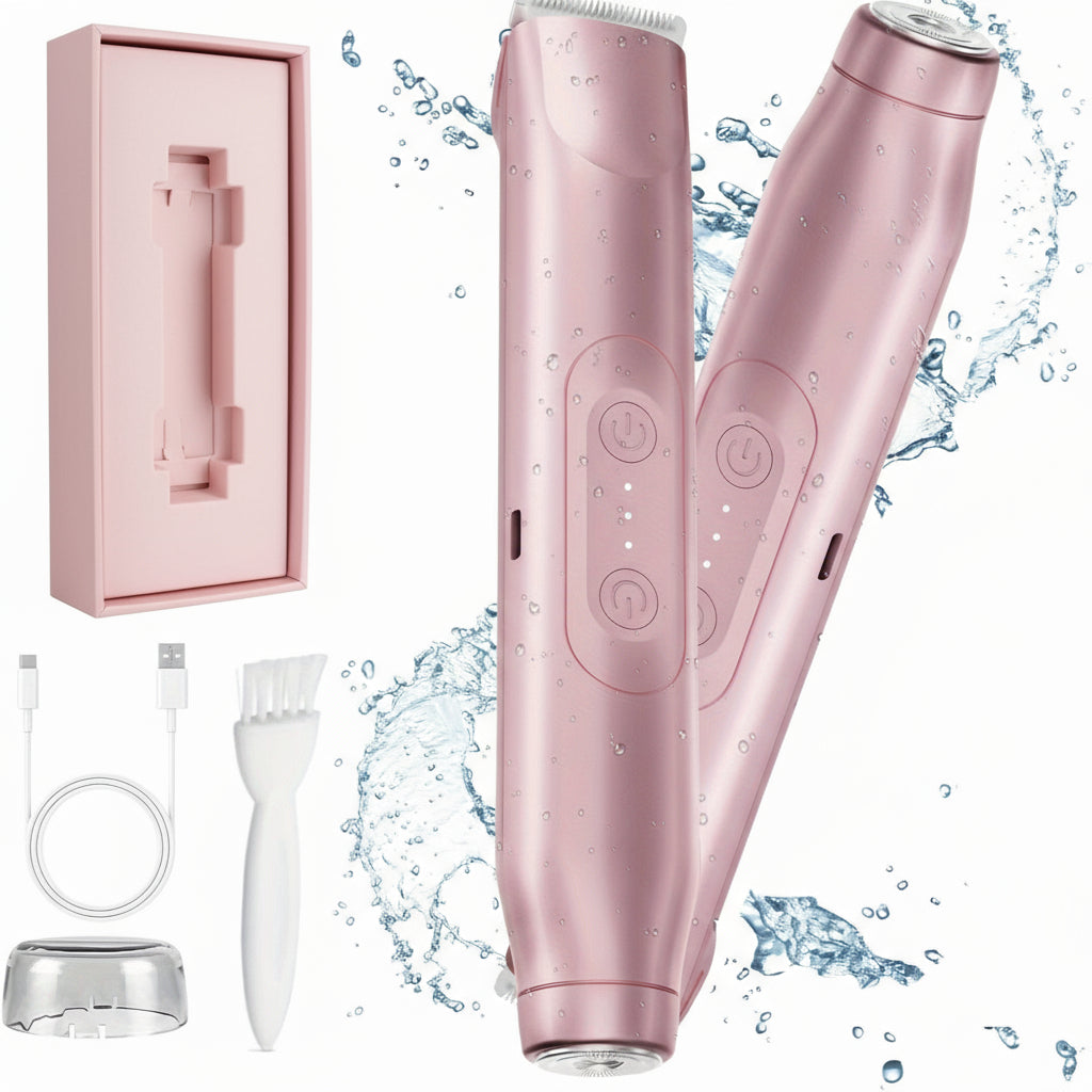 Christmas Gifts Electric Shaver Women Waterproof Hair Trimmer