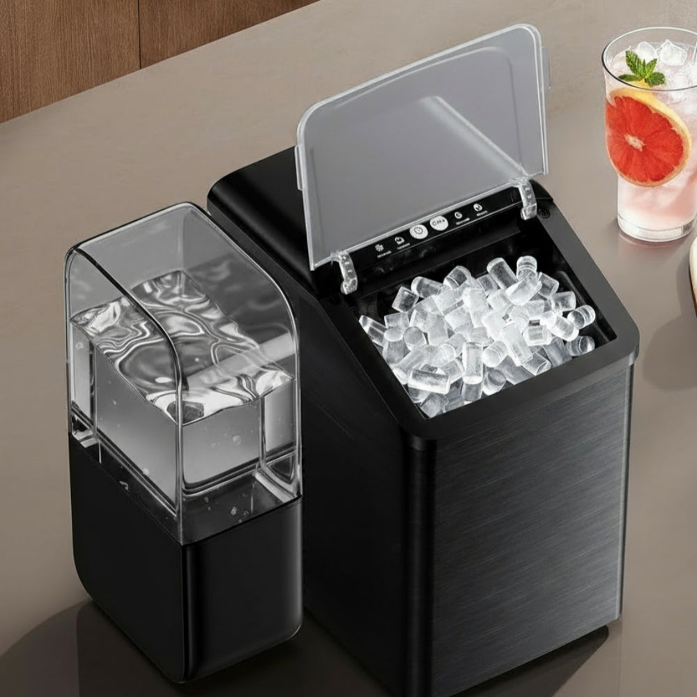 Ice Maker Countertop Nugget Machine Self-Cleaning Chewable Ice