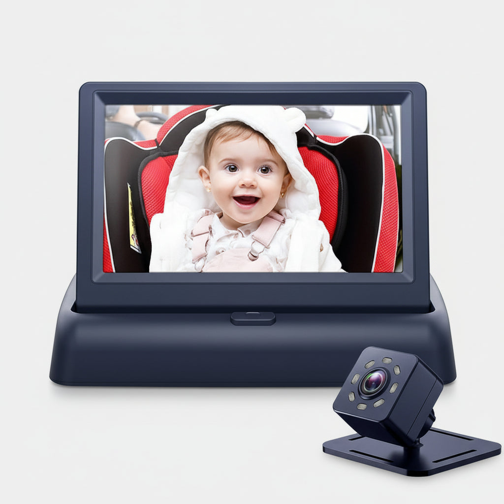 Baby Monitor Car Seat Camera Rear-Facing Baby View Night Vision