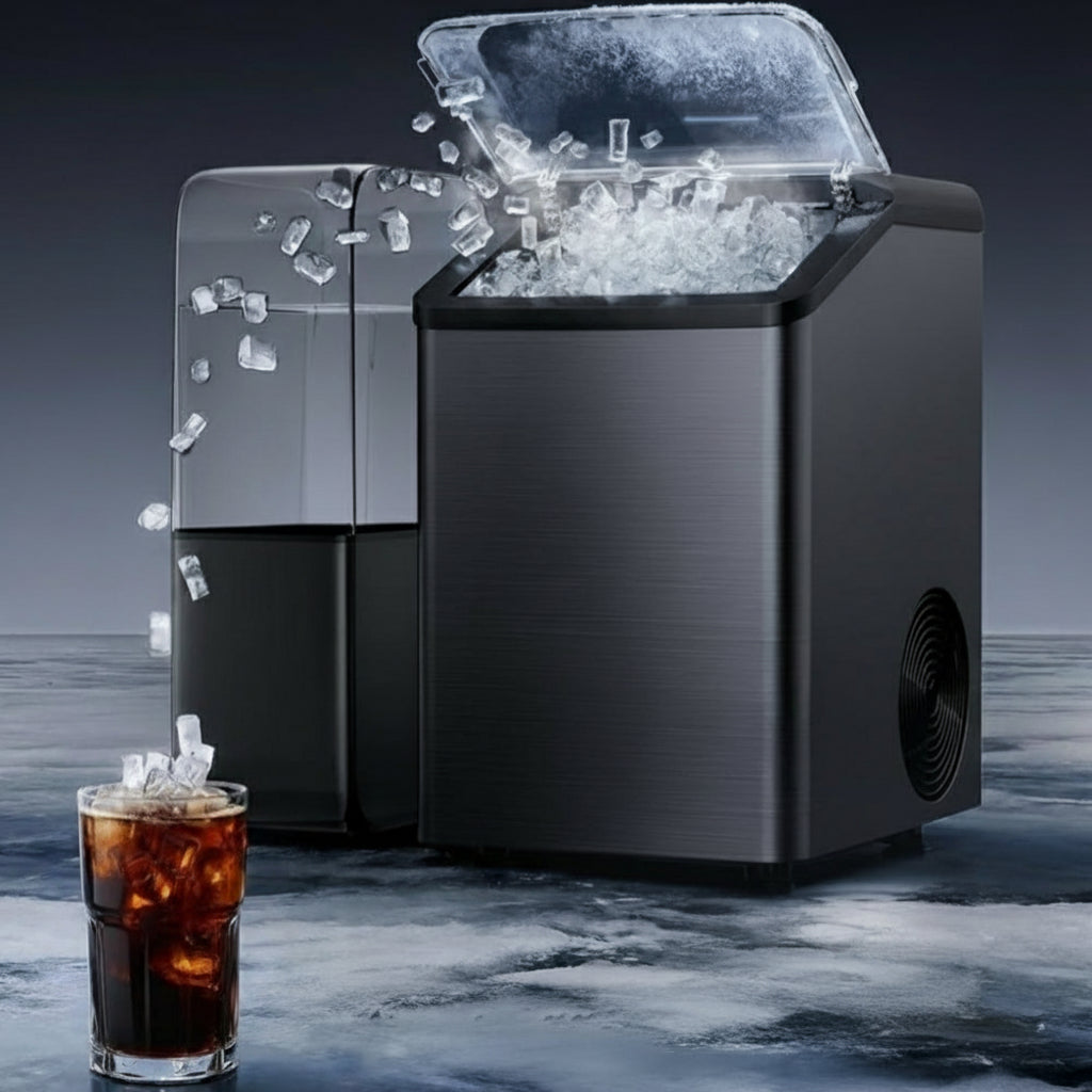 Ice Maker Countertop Nugget Machine Self-Cleaning Chewable Ice