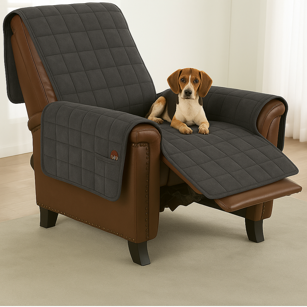 Furniture Protector Pet Sofa Cover Quilted Non Slip Washable Velvet