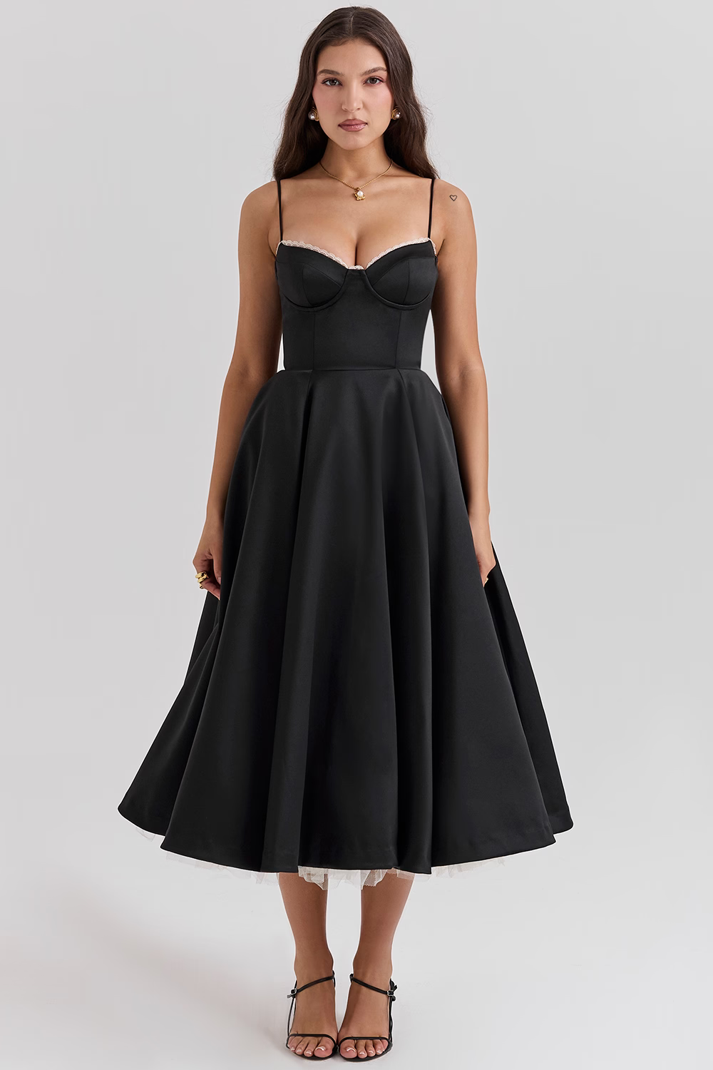 Women's Elegant Strapless Summer Dress | Casual Midi