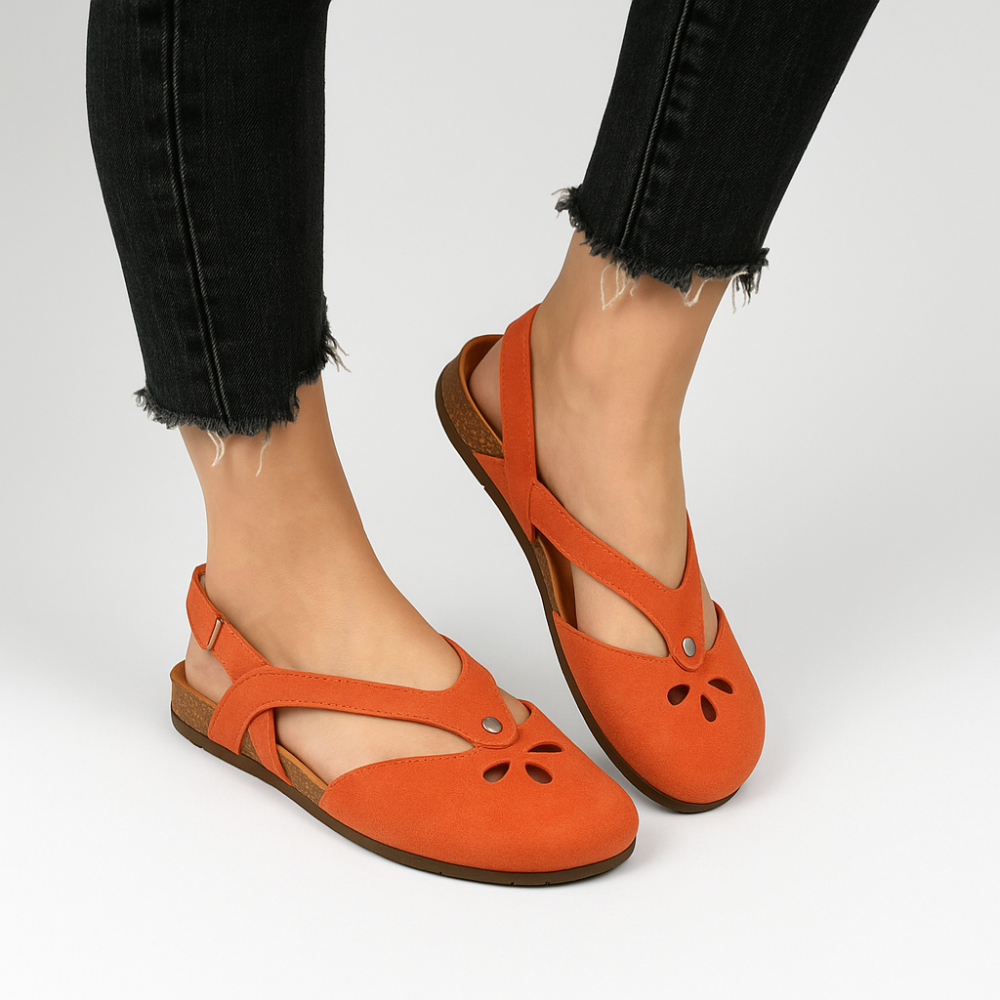 Women’s Comfortable Closed Toe Sandals | Slingback Cushioned Sole