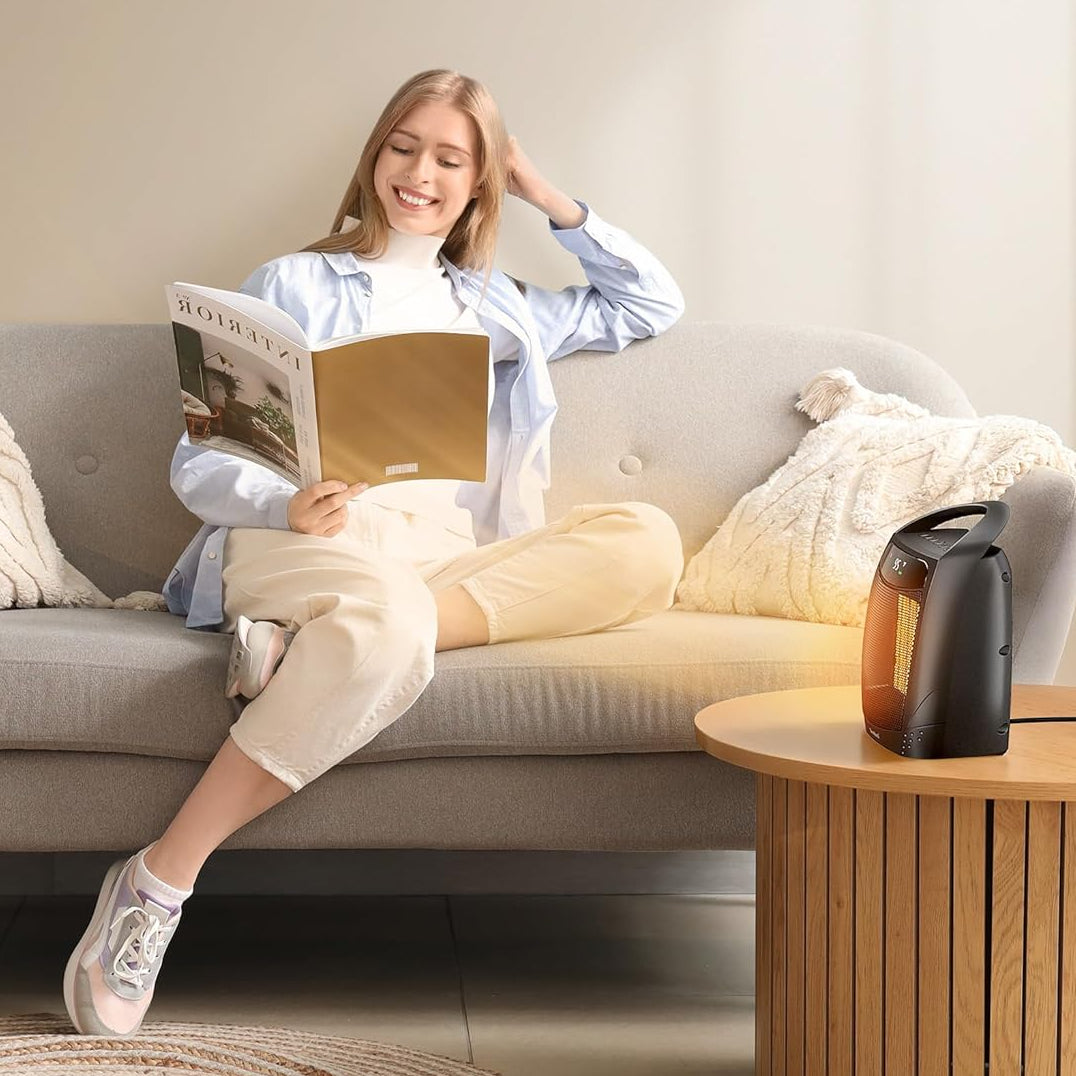 Space Heater Portable 1500W Adjustable Thermostat Quiet