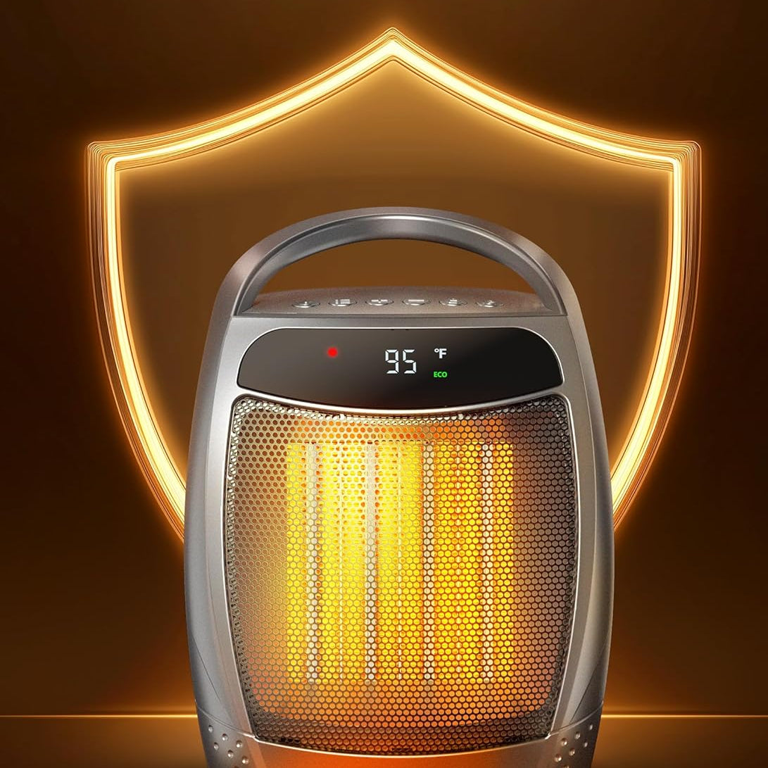 Space Heater Portable 1500W Adjustable Thermostat Quiet