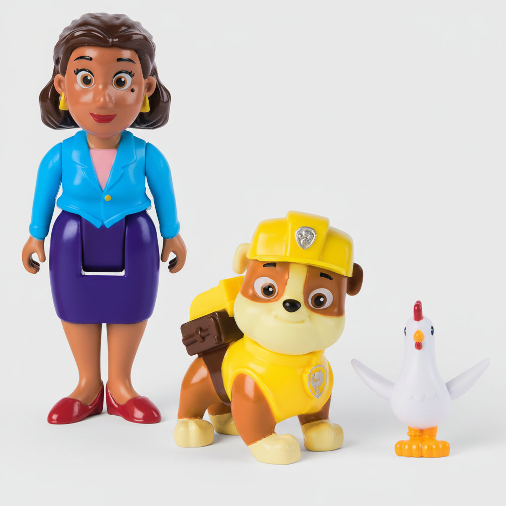 Action Figure Set Kids Rescue Adventure Pretend Play Toys