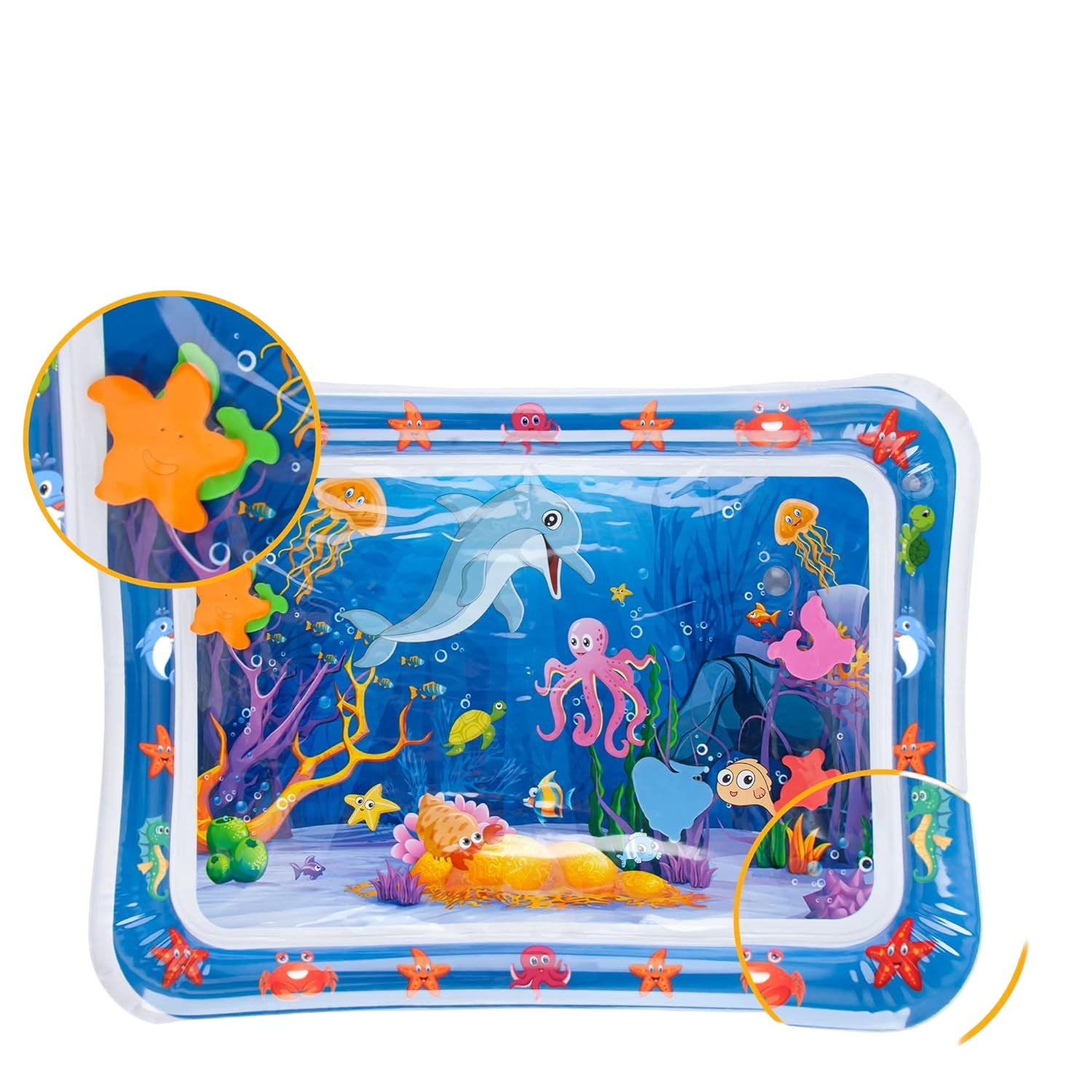 Baby Play Mat Water Tummy Time Pad Sensory Activity Floor Toy