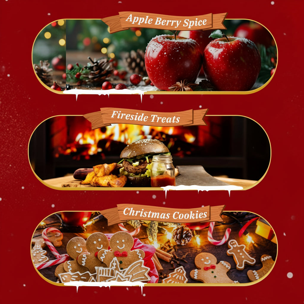 Christmas Essential Oils Gift Set Aromatherapy Scents for Home